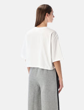 Adidas Originals white Essentials cropped t-shirt -  | Spazio Pritelli