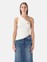 Adidas Originals white asymmetric top -  | Spazio Pritelli