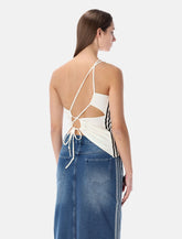 Adidas Originals white asymmetric top -  | Spazio Pritelli