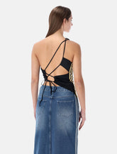 Adidas Originals black asymmetric top -  | Spazio Pritelli