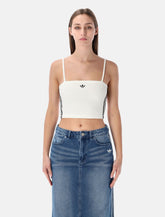 Adidas Originals white terry bandeau top -  | Spazio Pritelli