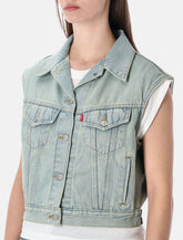 Levi’s Shrunken 90’s denim vest -  | Spazio Pritelli