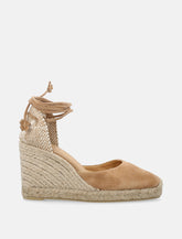 Castañer Carina Suede Wedge Espadrilles -  | Spazio Pritelli