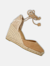 Castañer Carina Suede Wedge Espadrilles -  | Spazio Pritelli