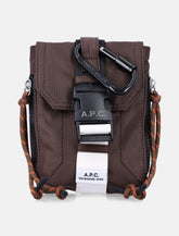 A.P.C. Treck Crossbody pouch brown -  | Spazio Pritelli