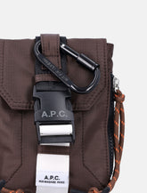 A.P.C. Treck Crossbody pouch brown -  | Spazio Pritelli