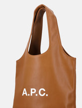 Shopper piccola A.P.C. Ninon nera in pelle riciclata -  | Spazio Pritelli
