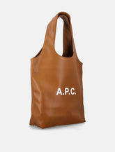 Shopper piccola A.P.C. Ninon nera in pelle riciclata -  | Spazio Pritelli