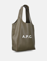 Shopper piccola A.P.C. Ninon nera in pelle riciclata -  | Spazio Pritelli