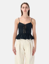 Marant Étoile Dolma peplum top -  | Spazio Pritelli