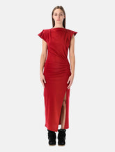 Abito Nadela in cotone drappeggiato di Marant Étoile -  | Spazio Pritelli