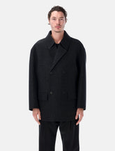 Cappotto doppiopetto in lana mélange di Fendi -  | Spazio Pritelli