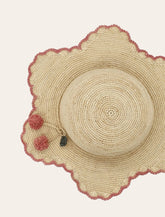 Bonpoint cappello Lila intrecciato a mano -  | Spazio Pritelli