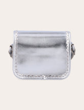 Bonpoint Girls Lani Silver Leather Bag -  | Spazio Pritelli