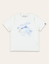 T-shirt Bonpoint Thibald in cotone Bio con stampa Island -  | Spazio Pritelli