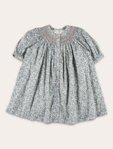 Vestito Bonpoint Jadwiga in cotone Bio liberty con ricamo smocking -  | Spazio Pritelli