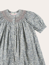 Vestito Bonpoint Jadwiga in cotone Bio liberty con ricamo smocking -  | Spazio Pritelli
