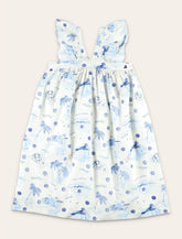 Bonpoint Eleana Island print dress for girls -  | Spazio Pritelli