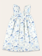 Bonpoint Eleana Island print dress for girls -  | Spazio Pritelli