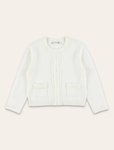 Cardigan Bonpoint Laine ricamato in cotone Bio e cashmere -  | Spazio Pritelli