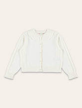 Cardigan Bonpoint Lueur con rouches in cotone Bio e cashmere -  | Spazio Pritelli