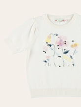Maglia Bonpoint Elvira in cotone Bio e cashmere jacquard -  | Spazio Pritelli