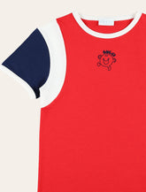 Gucci T Shirt Bambino Bicolore Rosso Bianco Navy Per Ragazzi -  | Spazio Pritelli