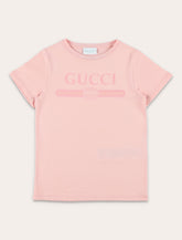 T-shirt bambino in cotone con logo Gucci -  | Spazio Pritelli
