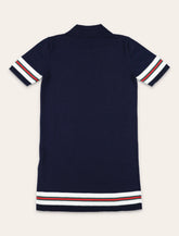 Abito a polo con dettaglio Web da bambina di Gucci -  | Spazio Pritelli