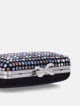 Self-Portrait Multi Crystal Chainmail Clutch -  | Spazio Pritelli