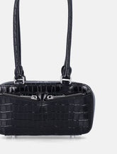 Self-Portrait black croc mini bag -  | Spazio Pritelli