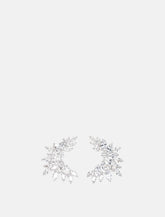 Self-Portrait Crystal Cuff earrings -  | Spazio Pritelli