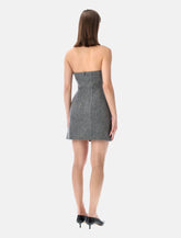Self-Portrait grey bandeau mini dress -  | Spazio Pritelli