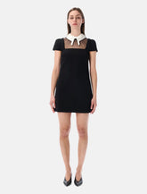 Self-Portrait bow collar mini dress -  | Spazio Pritelli