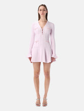Self-Portrait pearl knit mini dress -  | Spazio Pritelli