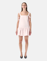 Self-Portrait taffeta mini dress with floral details -  | Spazio Pritelli