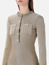 Self-Portrait crystal knit mini dress -  | Spazio Pritelli