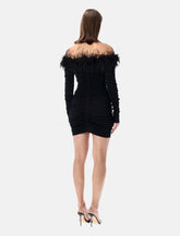 Self-Portrait feather knit mini dress -  | Spazio Pritelli