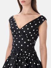 Self-Portrait black polka dot mini dress -  | Spazio Pritelli