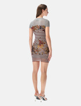 Jean Paul Gaultier marinière mesh mini dress -  | Spazio Pritelli