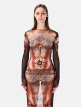 Top in tulle Re-Edition Safe Sex Tattoo di Jean Paul Gaultier -  | Spazio Pritelli