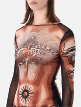 Top in tulle Re-Edition Safe Sex Tattoo di Jean Paul Gaultier -  | Spazio Pritelli