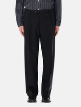 Mfpen Service tropical wool wide trousers -  | Spazio Pritelli