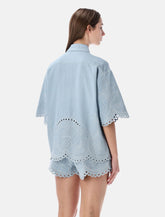 Zimmermann Daylight embroidered denim shirt -  | Spazio Pritelli
