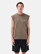 Satisfy MothTech destroyed running muscle tee -  | Spazio Pritelli