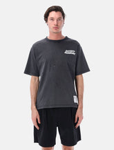 Satisfy MothTech destroyed running t-shirt in aged black -  | Spazio Pritelli