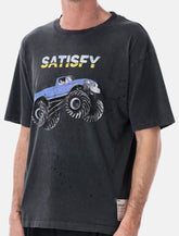 Satisfy MothTech running t-shirt with Off-Road print -  | Spazio Pritelli