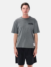 Satisfy MothTech destroyed running t-shirt in grey -  | Spazio Pritelli