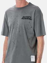 Satisfy MothTech destroyed running t-shirt in grey -  | Spazio Pritelli