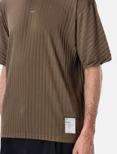 Satisfy AuraLite black pleated technical t-shirt -  | Spazio Pritelli